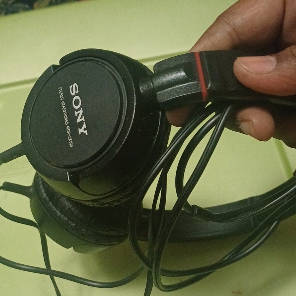 Sony Black Wired Headphones